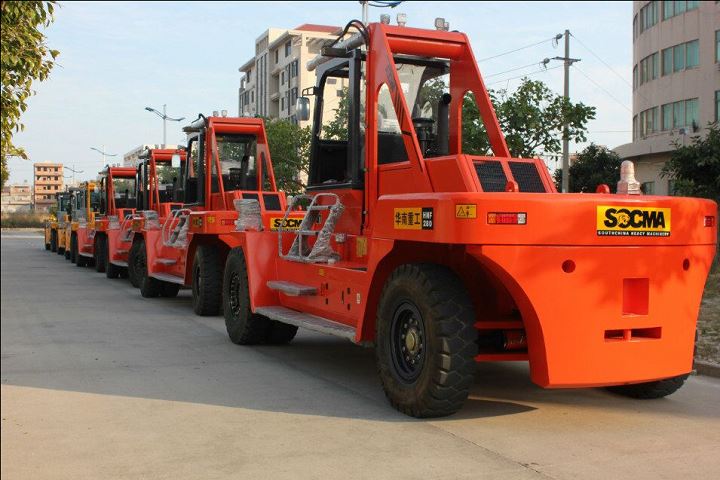 25 टन भारी शुल्क फोर्कलिफ्ट समाप्त हो गया