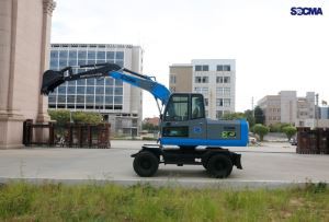 8t इलेक्ट्रिक व्हील खुदाई